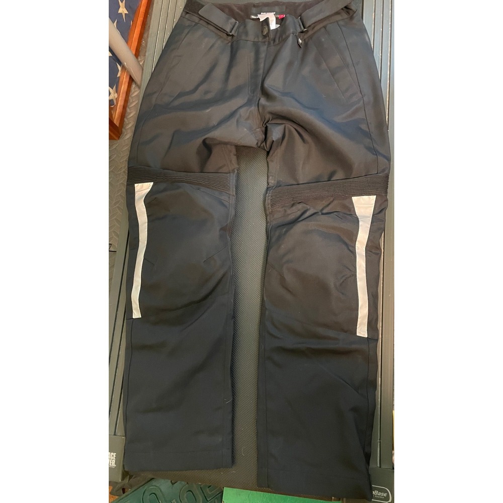 BMW Motorrad TourShell Motorcycle Riding Pants Black Women US 12 EU 42
